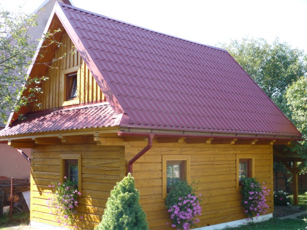 Beskydy - exteriér chalupy (chaty)