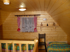 Podkroví chaty v Beskydech - klikni pro zvětšení